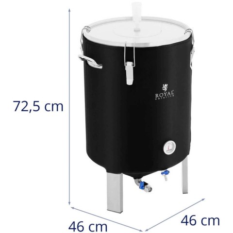 Pojemnik kocioł fermentacyjny fermentator do piwa wina z izolacją 0-40C 60 l