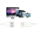 Kabel przewód MFI USB - Lightning 1.2m biały