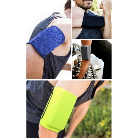 Opaska na ramię do biegania ćwiczeń fitness armband XL różowa