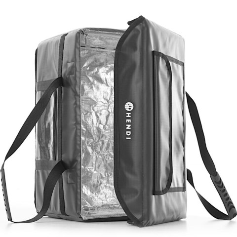 Torba termiczna dostawcza do transportu żywności na 6 lunchboxów 48 x 30 x 27 cm - Hendi 709764