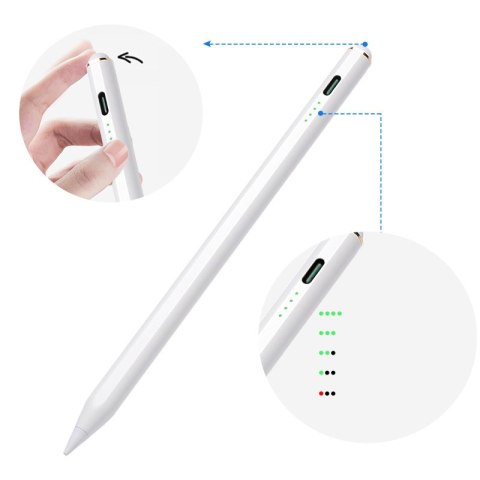 Rysik aktywny stylus do Apple iPad JR-X9 biały