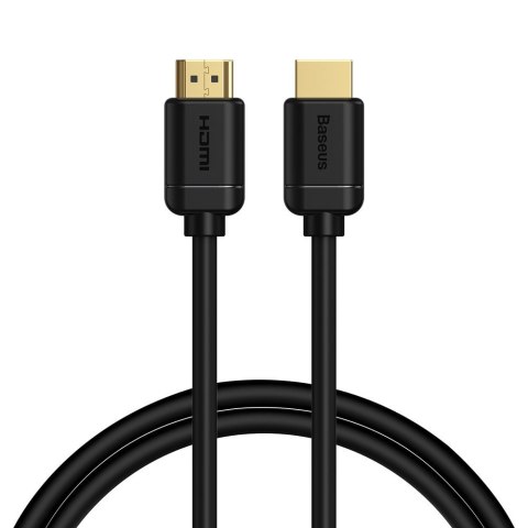 Kabel przewód HDMI 2.0 4K 60 Hz 3D HDR 18 Gbps 1 m czarny