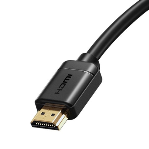 Kabel przewód HDMI 2.0 4K 60 Hz 3D HDR 18 Gbps 1 m czarny