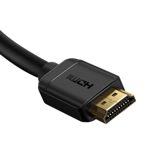 Kabel przewód HDMI 2.0 4K 60 Hz 3D HDR 18 Gbps 1 m czarny