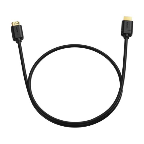 Kabel przewód HDMI 2.0 4K 60 Hz 3D HDR 18 Gbps 1 m czarny