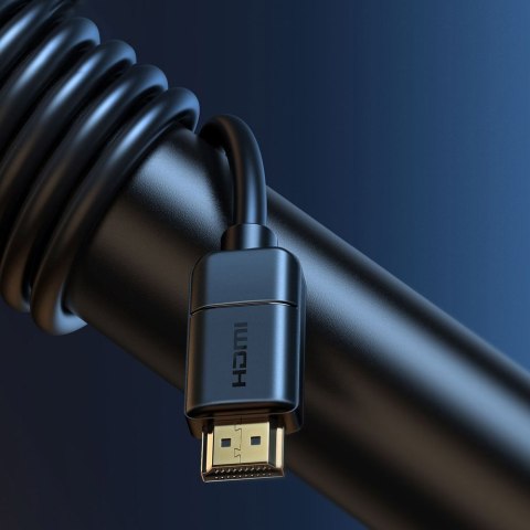 Kabel przewód HDMI 2.0 4K 60 Hz 3D HDR 18 Gbps 1 m czarny