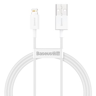 Superior kabel przewód USB Iphone Lightning 2.4A 1m Biały