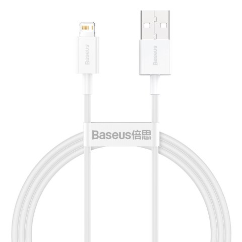 Superior kabel przewód USB Iphone Lightning 2.4A 1m Biały