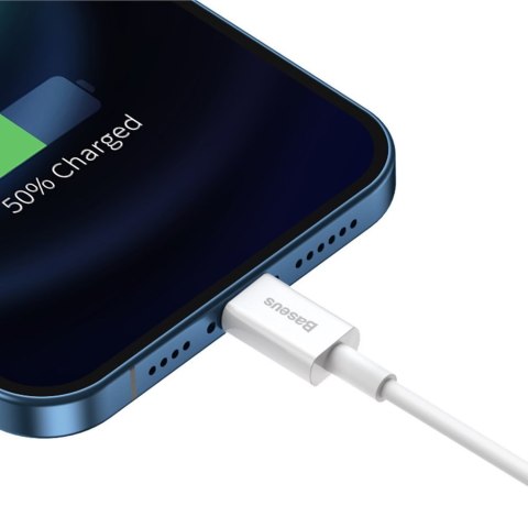 Superior kabel przewód USB Iphone Lightning 2.4A 1m Biały