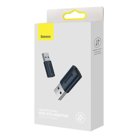 Przejściówka adapter USB 3.1 OTG do USB-C niebieski