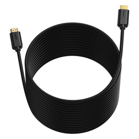 Kabel przewód HDMI 2.0 4K 30Hz 3D HDR 18Gbps 8m - czarny