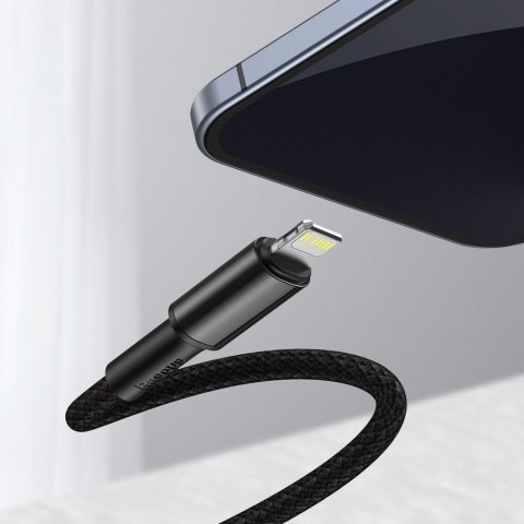 Kabel przewód do iPhone USB-C - Lightning szybkie ładowanie 20W 1m - czarny