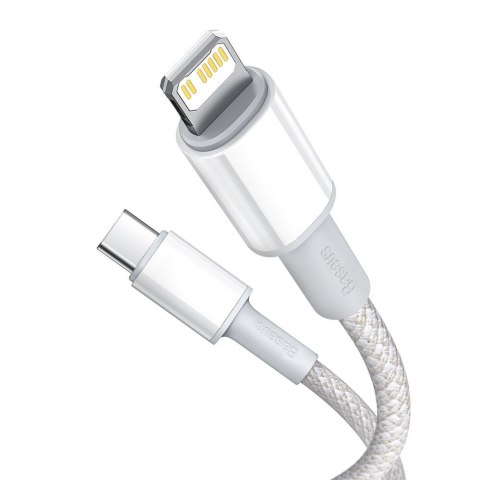 Kabel przewód do iPhone USB-C - Lightning szybkie ładowanie 20W 2m - biały