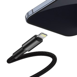 Kabel przewód do iPhone USB-C - Lightning szybkie ładowanie 20W 2m - czarny