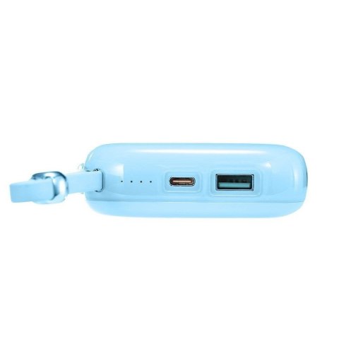 Powerbank 10000mAh Jelly Series 22.5W kabel Iphone Lightning niebieski