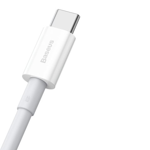 Kabel przewód Superior USB - USB-C 66W 6A 2m - biały