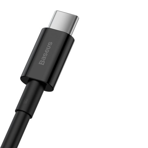 Kabel przewód Superior do Huawei USB - USB-C 11V / 6A SuperCharge 1m - czarny