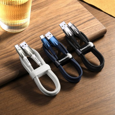 Kabel przewód do szybkiego ładowania Glimmer USB-A - USB-C 1m - niebieski