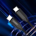 Kabel przewód do ładowania i transmisji danych USB-C 1m - czarny