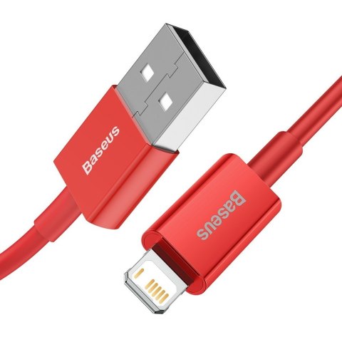 Superior kabel przewód do Iphone USB - Lightning 2.4A 1m czerwony