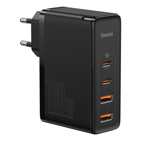 Szybka ładowarka sieciowa GaN2 Pro USB USB-C QC PD 100W czarny