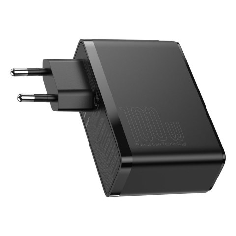 Szybka ładowarka sieciowa GaN2 Pro USB USB-C QC PD 100W czarny