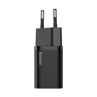 Szybka ładowarka sieciowa Super Si QC PD 25W 3A + kabel USB-C 1m czarny