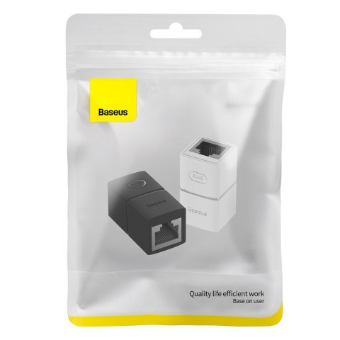 Złączka łącznik kabli sieciowych LAN Ethernet RJ-45 AirJoy czarna