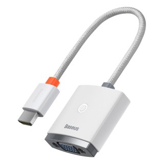 Przejściówka adapter HDMI do VGA + minijack 3.5mm zasilanie microUSB Lite Series biały