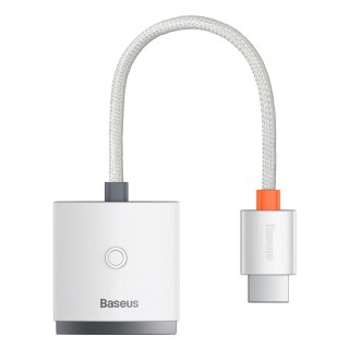 Przejściówka adapter HDMI do VGA + minijack 3.5mm zasilanie microUSB Lite Series biały