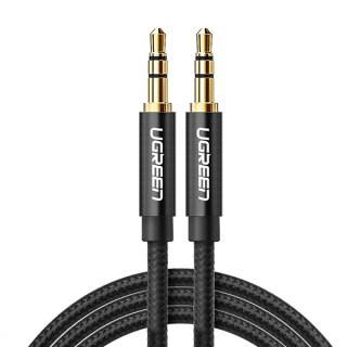 Kabel przewód audio 2x mini jack 3.5mm 2m czarny