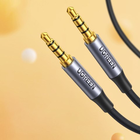 Kabel przewód audio AUX mini jack 3.5mm męski 2m czarny