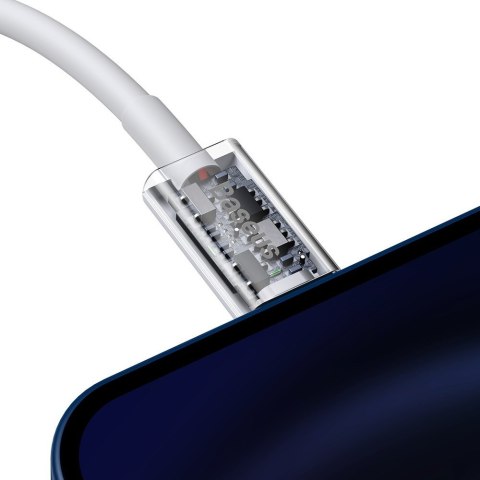 Kabel przewód do iPhone USB Typ C - Lightning Power Delivery 20W 1m biały