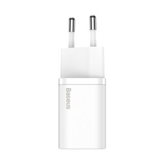 Super szybka ładowarka sieciowa Si 1C USB-C 30W PD QC biały