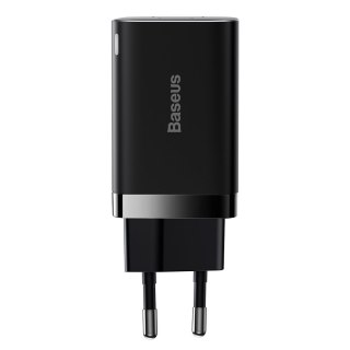 Szybka ładowarka sieciowa USB USB-C 30W PD QC Super Si Pro czarny