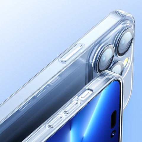 Case etui iPhone 14 obudowa pokrowiec z osłoną na aparat przezroczysty 14Q