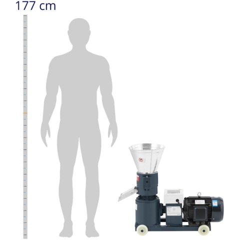 Peleciarka granulator do paszy z silnikiem elektrycznym 4kW 90-120 kg/h