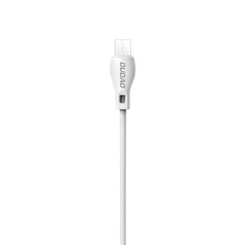 Przewód kabel USB - micro USB 2.4A 1m biały