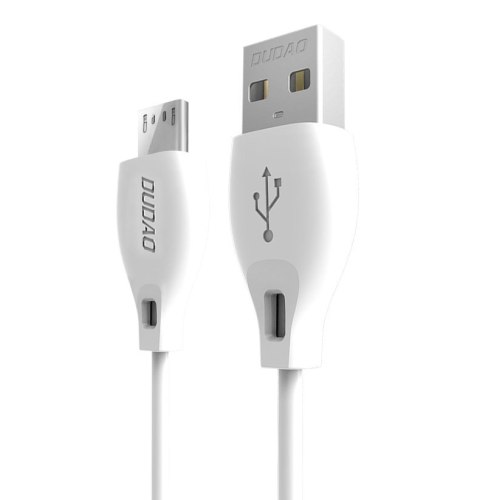 Przewód kabel USB - micro USB 2.4A 2m biały