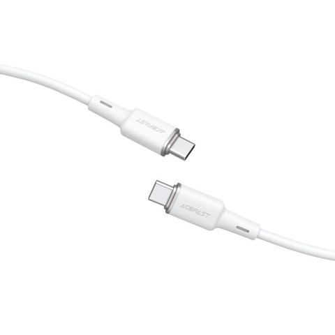 Kabel przewód USB-C 60W 20V 3A 1.2m biały