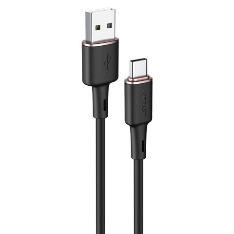 Kabel przewód USB - USB-C 3A 1.2m czarny