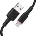 Kabel przewód do iPhone MFI USB - Lightning 2.4A 1.2m czarny