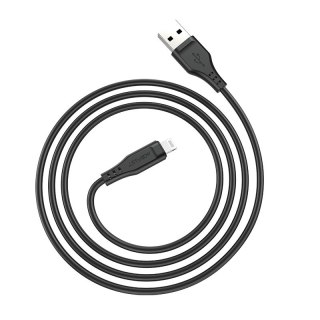 Kabel przewód do iPhone MFI USB - Lightning 2.4A 1.2m czarny