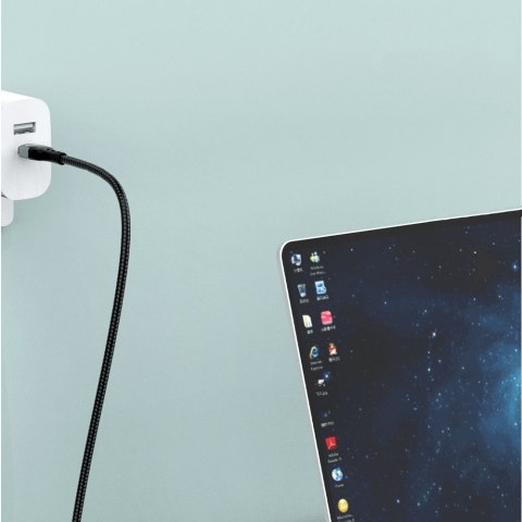 Kabel przewód do iPhone do szybkiego ładowania USB-C - Lightning PD 20W 1m czarny