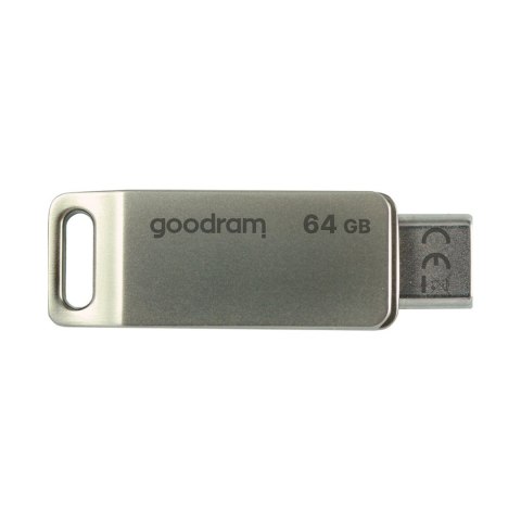 Pendrive 64GB dwa złącza USB 3.2 + USB-C OTG ODA3 srebrny