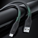 Kabel przewód do telefonu USB - USB-C 3A 1.2m czarny