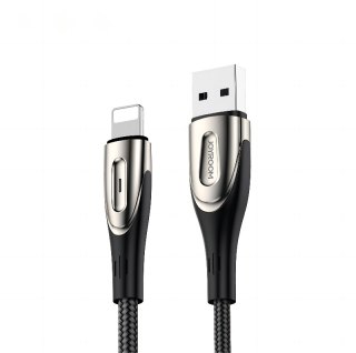 Kabel przewód do szybkiego ładowania iPhone USB-A - Lightning Sharp Series 1.2m czarny