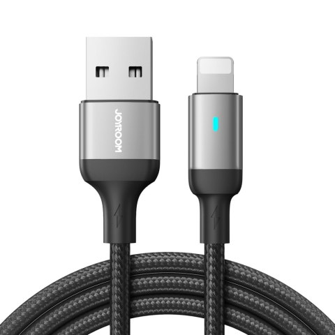 Kabel przewód iPhone USB - Lightning do szybkiego ładowania A10 Series 2.4A 2m czarny