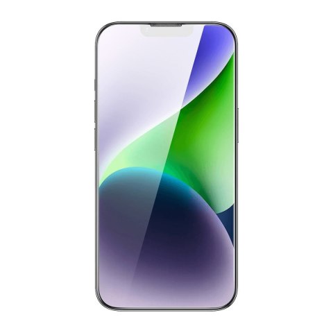 Szkło hartowane do iPhone 14 Plus / 13 Pro Max z osłoną na głośnik 0.4mm ZESTAW