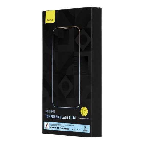 Szkło hartowane do iPhone 14 Pro Max z osłoną na głośnik 0.4mm ZESTAW